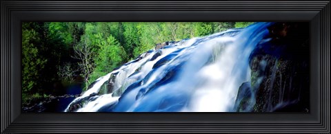 Framed Waterfall in a Forest, Bond Falls, Michigan Print