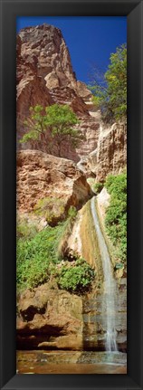 Framed Waterfall, Paradise Canyon, Grand Canyon National Park, Arizona Print