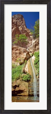 Framed Waterfall, Paradise Canyon, Grand Canyon National Park, Arizona Print