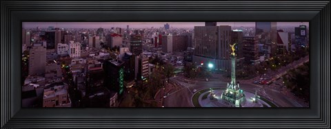 Framed Victory Column in a City, Independence Monument, Mexico City, Mexico Print