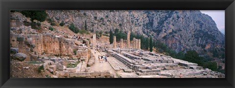 Framed Ruins of a Stadium, Delphi, Greece Print