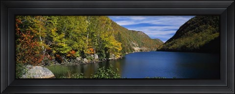 Framed View of Lower Cascade Lake, Keene, Essex County, New York State Print