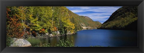 Framed View of Lower Cascade Lake, Keene, Essex County, New York State Print