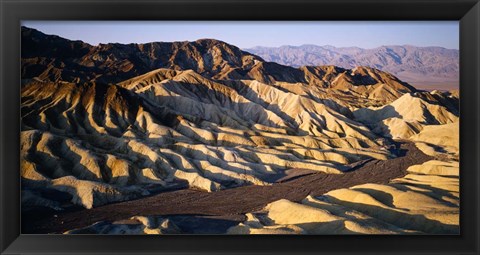 Framed Zabriskie Point, Death Valley, California Print