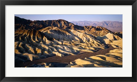 Framed Zabriskie Point, Death Valley, California Print