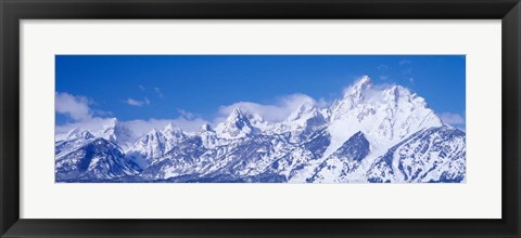 Framed Mountain range, Grand Teton National Park, Wyoming Print