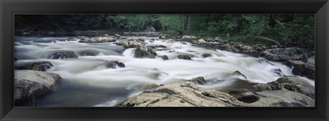 Framed Bull&#39;s Bridge, Housatonic River, Housatonic Valley, Connecticut Print