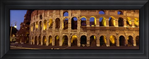 Framed Ruins of an Amphitheater, Coliseum, Rome, Italy Print