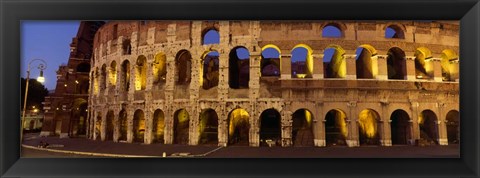 Framed Ruins of an Amphitheater, Coliseum, Rome, Italy Print