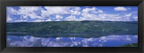 Framed View of Tyrifjorden, Honefoss, Norway Print