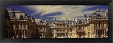 Framed Facade of Chateau de Versailles, Versailles, France Print