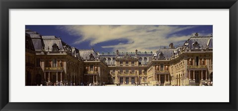 Framed Facade of Chateau de Versailles, Versailles, France Print