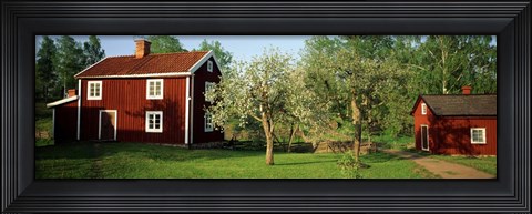 Framed Sweden House Print