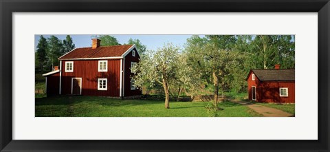 Framed Sweden House Print