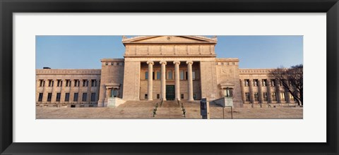 Framed Facade of Field Museum, Chicago, Cook County, Illinois Print