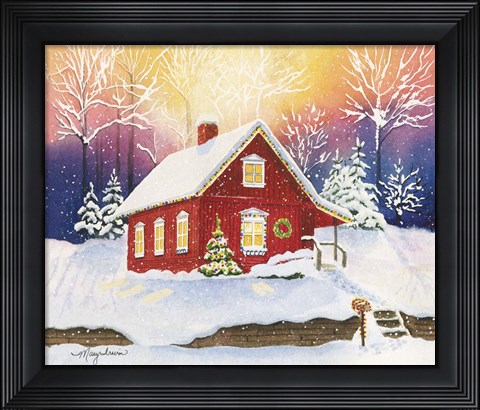 Framed Christmas Eve Magic Print