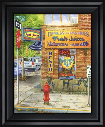 Framed Portland Neon Treats Print