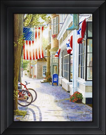 Framed Old Town USA Print
