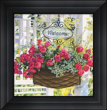 Framed Welcome To My Garden Print