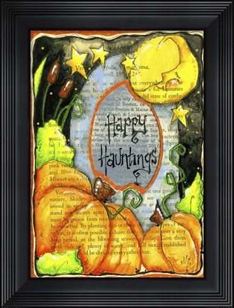 Framed Happy Hauntings Print