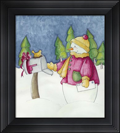 Framed Holiday Mail Print