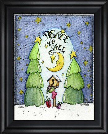 Framed Peaceful Wishes Print