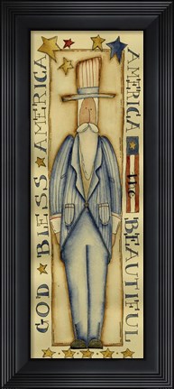 Framed America Print