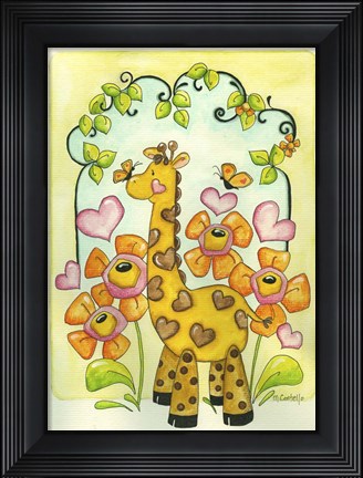 Framed Childrens Safari Print