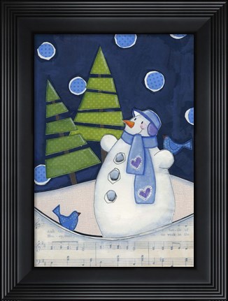 Framed Midnight Christmas Print