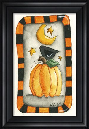 Framed Halloween Mr P and Friends Print