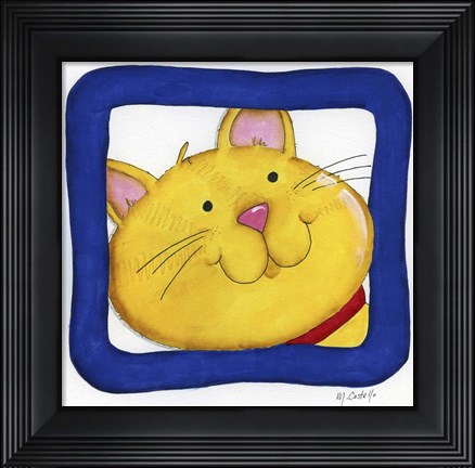 Framed Favorite Pets Kitty Print