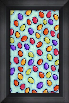 Framed Color Egg Coordinate 2 Print