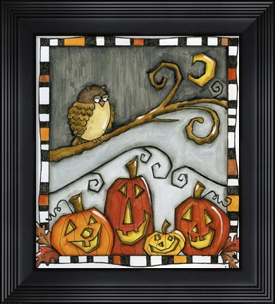 Framed Happy Hauntimgs Print