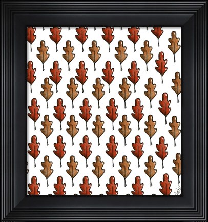 Framed Happy Hauntings Leaf Print