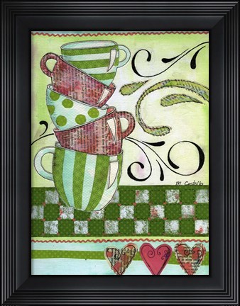 Framed Coffee  Time Print