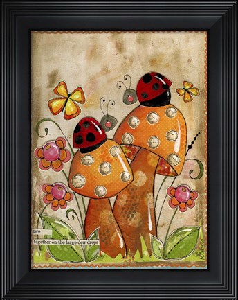 Framed Ladybug Friends Print
