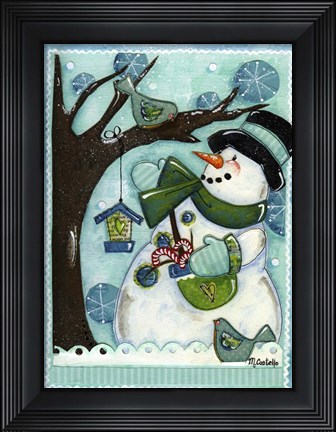 Framed 3Friendly Greeting Print