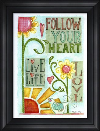 Framed Love To Thee Print