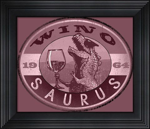 Framed WinoSaurus II Print