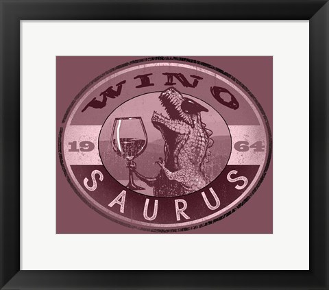 Framed WinoSaurus II Print