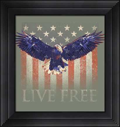 Framed Live Free Print