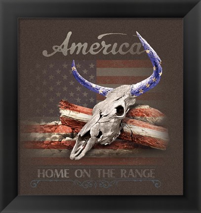 Framed America Print