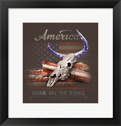 Framed America Print