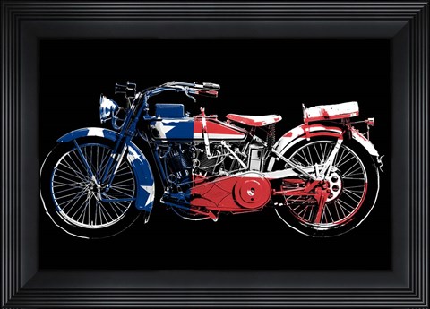 Framed American Hog Print