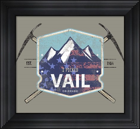 Framed Vail II Print