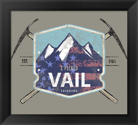 Framed Vail II Print