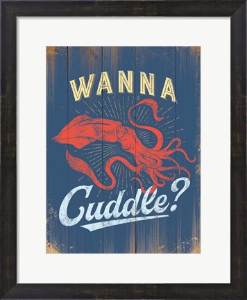 Framed Wanna Cuddle Print