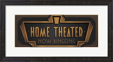 Framed Home Theater Print