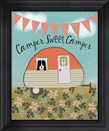 Framed Sweet Camper Print