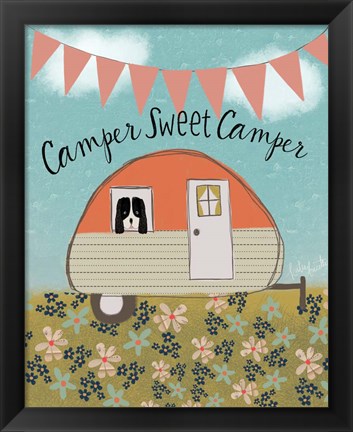 Framed Sweet Camper Print